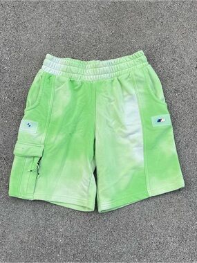 PUMA Men's BMW By Statement Sweat Shorts Lime Green